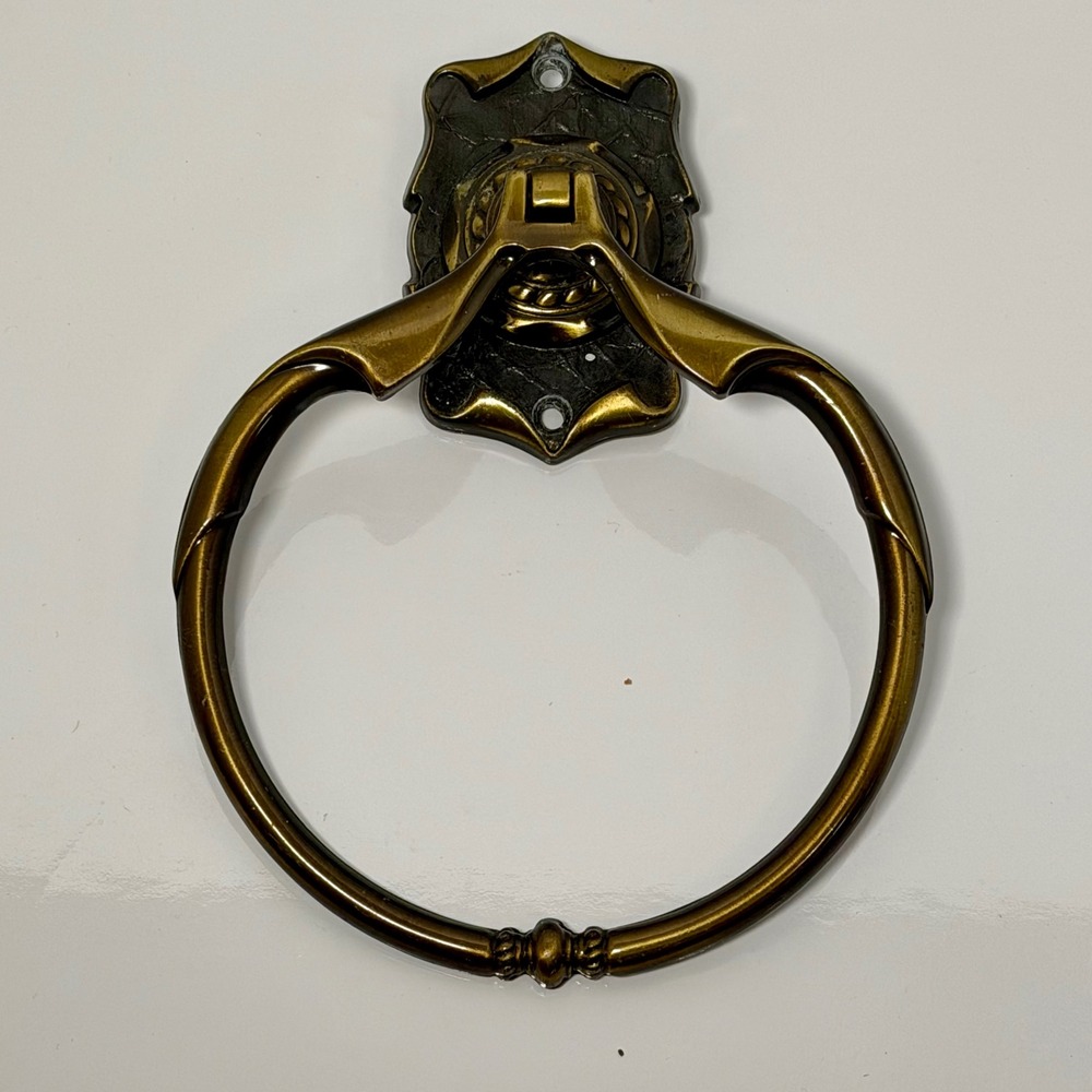 Amerock Carriage Antique Brass Towel Ring Vintage Wall Mount 9056-5 Canada
